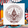 Trump 2025 Inauguration MAGA Car Magnet