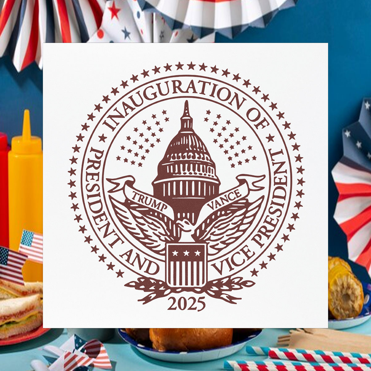 Trump 2025 Inauguration MAGA Car Magnet