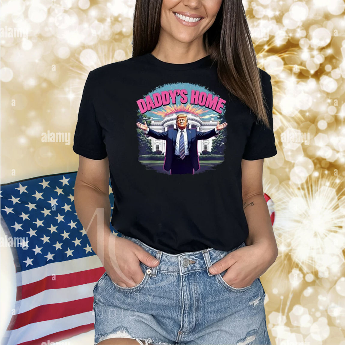 Trump 2025 Take America Back Daddy's Home Shirt