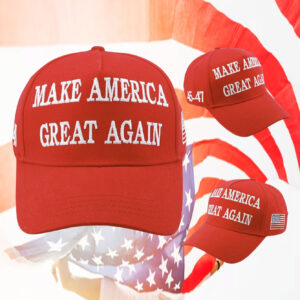 Trump 45-47 2024 USA Embroidered Make America Great Again Hat