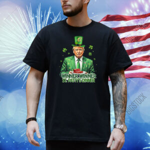 Trump 47 Winner Winner St. Patty's Dinner Shirt