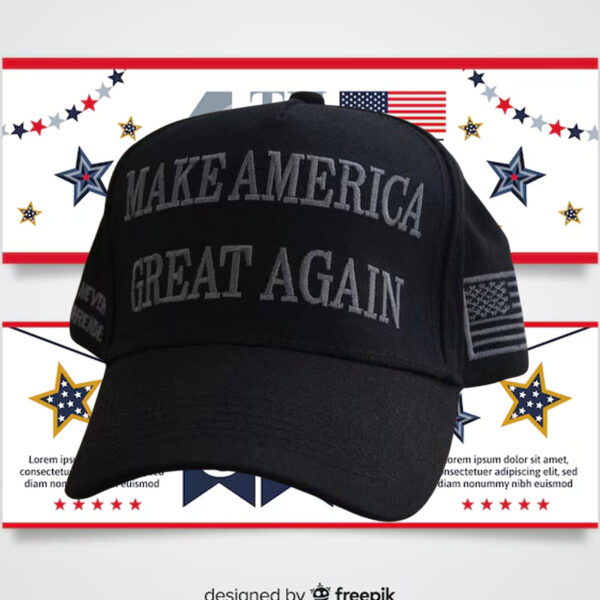 Trump Black MAGA 2024 Cap