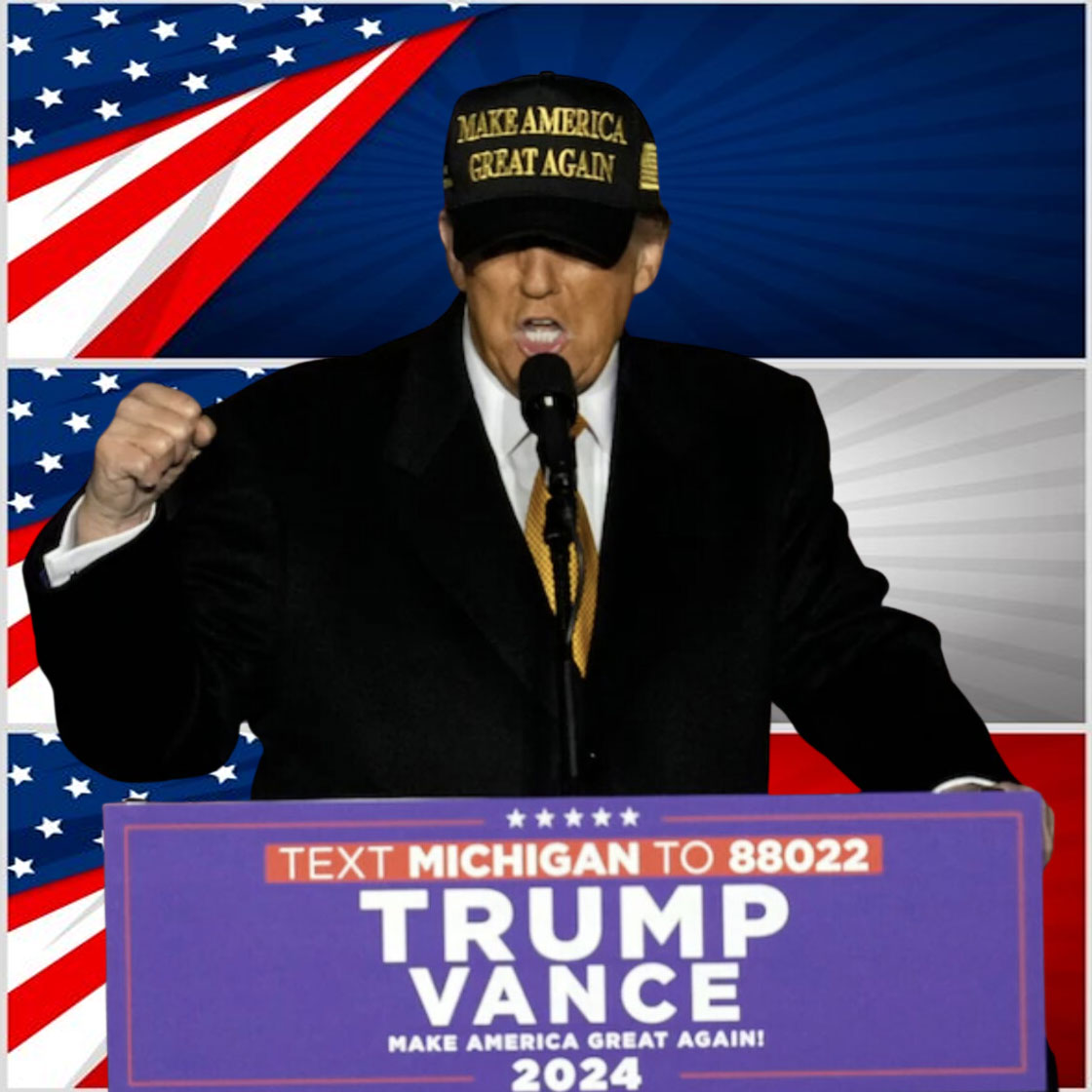 Trump Dark MAGA Make America Great Again Embroidered Cap