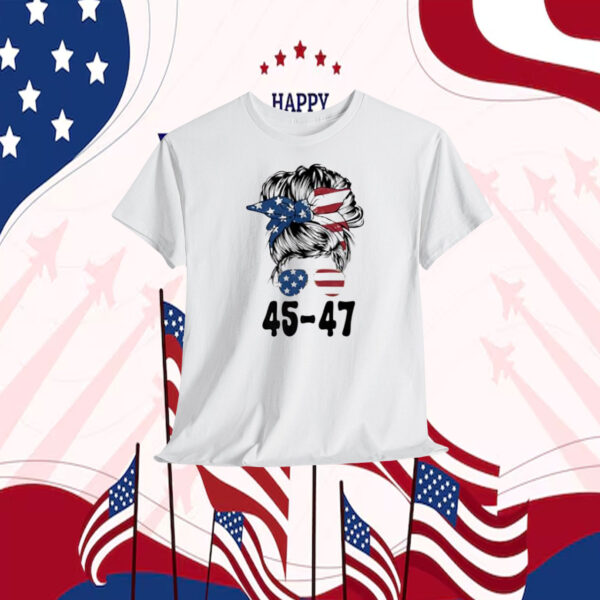Trump Girl 45-47 America Shirt