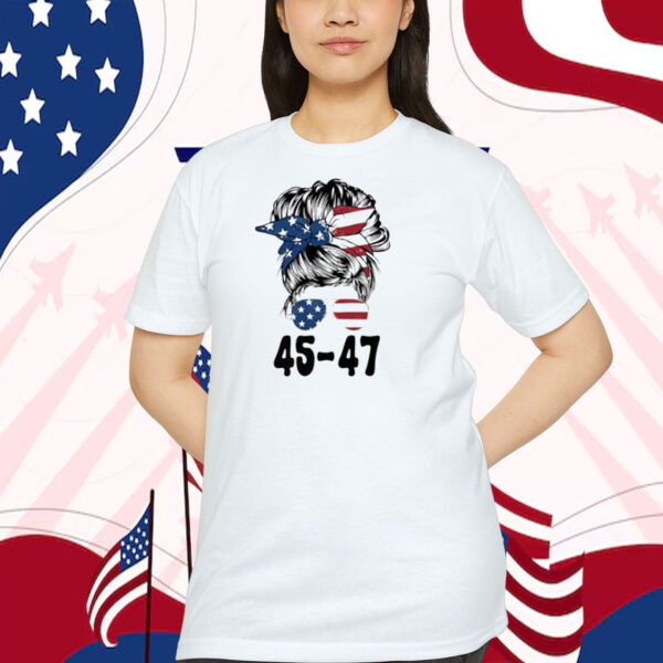 Trump Girl 45-47 America Shirt