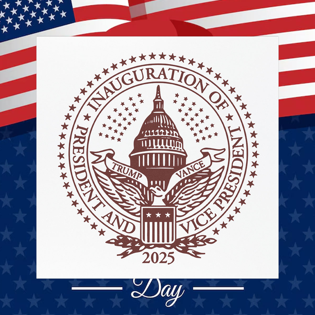 Trump MAGA Inauguration 2025 Car Magnet