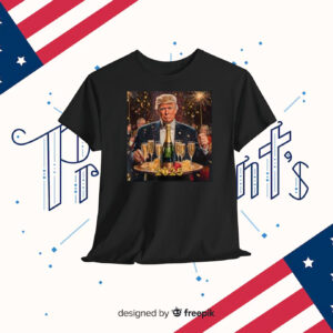 Trump New Year 2025 Funny Patriotic Celebration Party Shirt