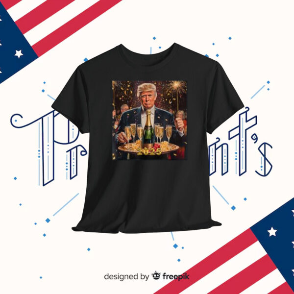 Trump New Year 2025 Funny Patriotic Celebration Party Shirt