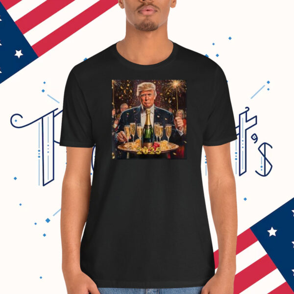 Trump New Year 2025 Funny Patriotic Celebration Party Shirt