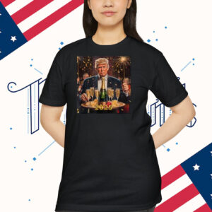 Trump New Year 2025 Funny Patriotic Celebration Party Shirt