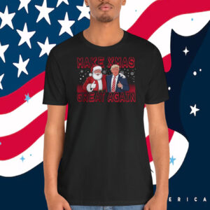 Trump Santa Xmas Great Again Shirt