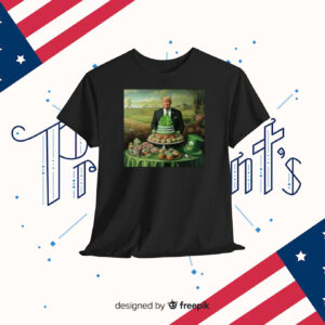 Trump St Patrick’s Cakes Clover Party Funny Celebration Premium Shirt