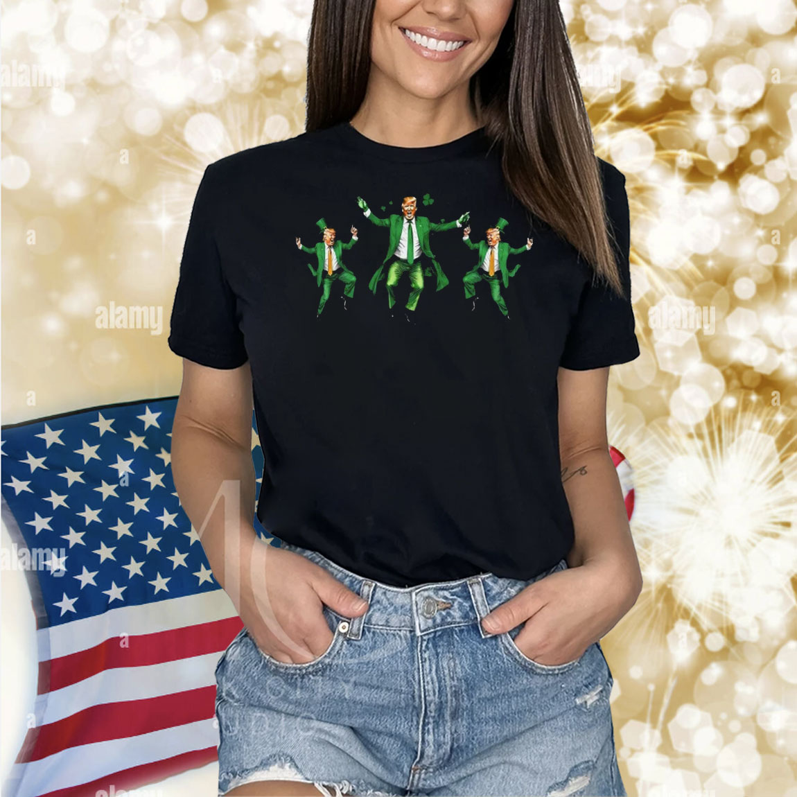 Trump St Patricks Day Dancing Shirt