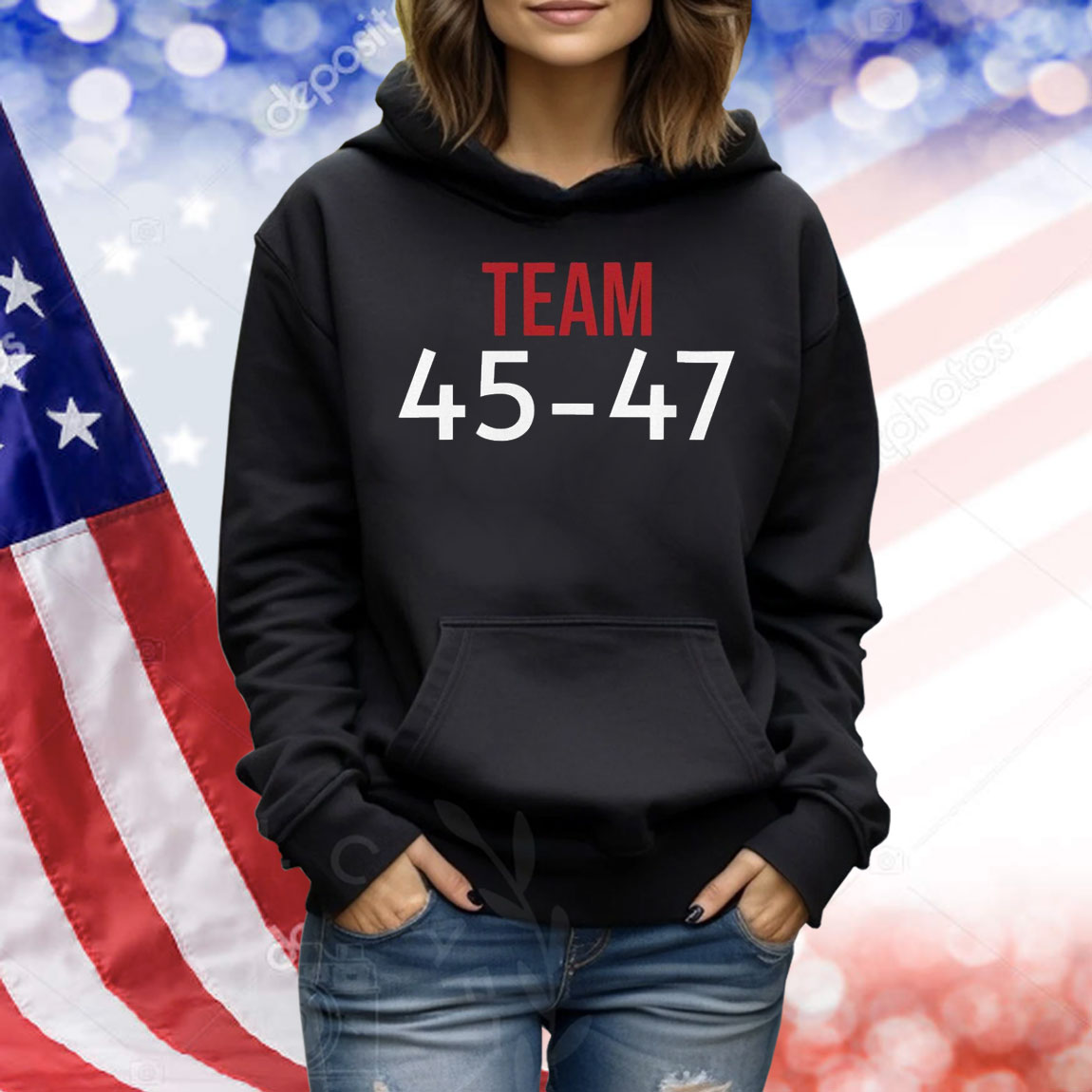 Trump Team 45-47 Shirt