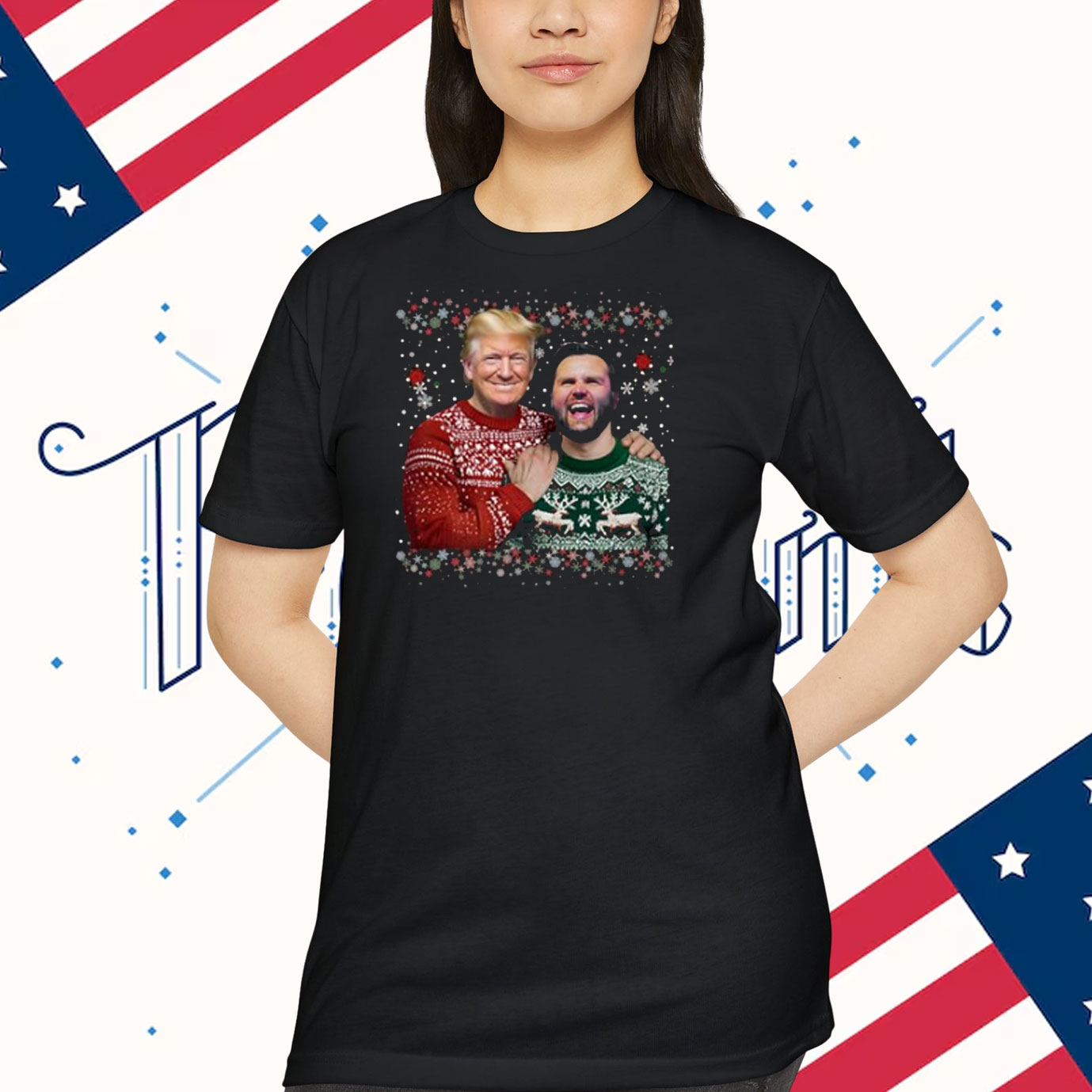 Trump Vance Brothers Funny Christmas Xmas Shirt