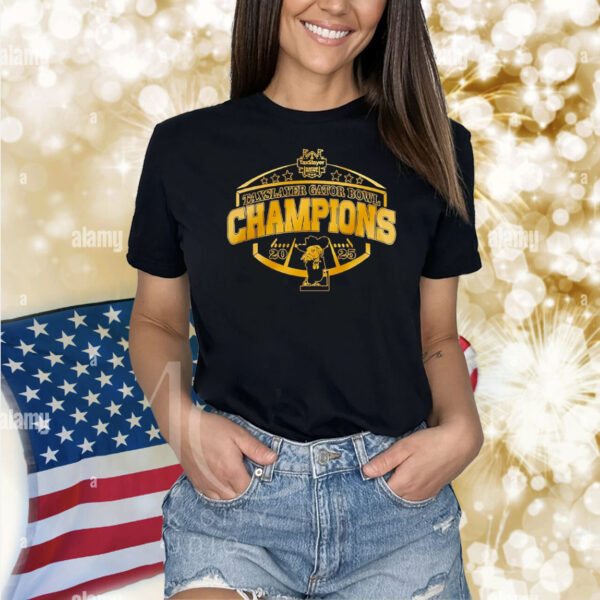 2025 Taxslayer Gator Bowl Champions Ole Miss Rebels Shirt