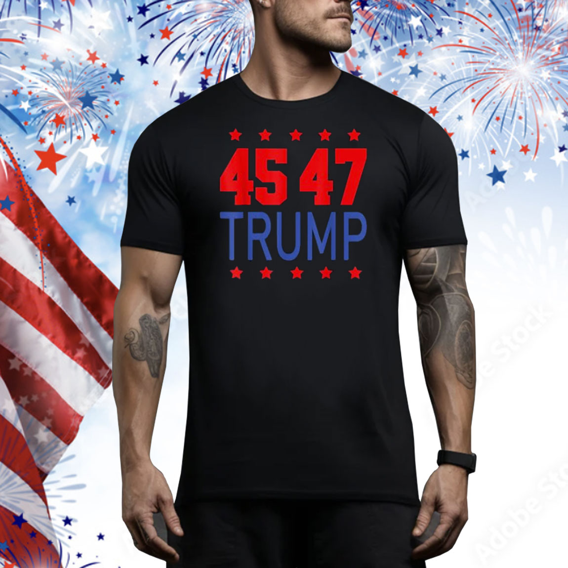 45 47 Trump 2025 Tee Shirt