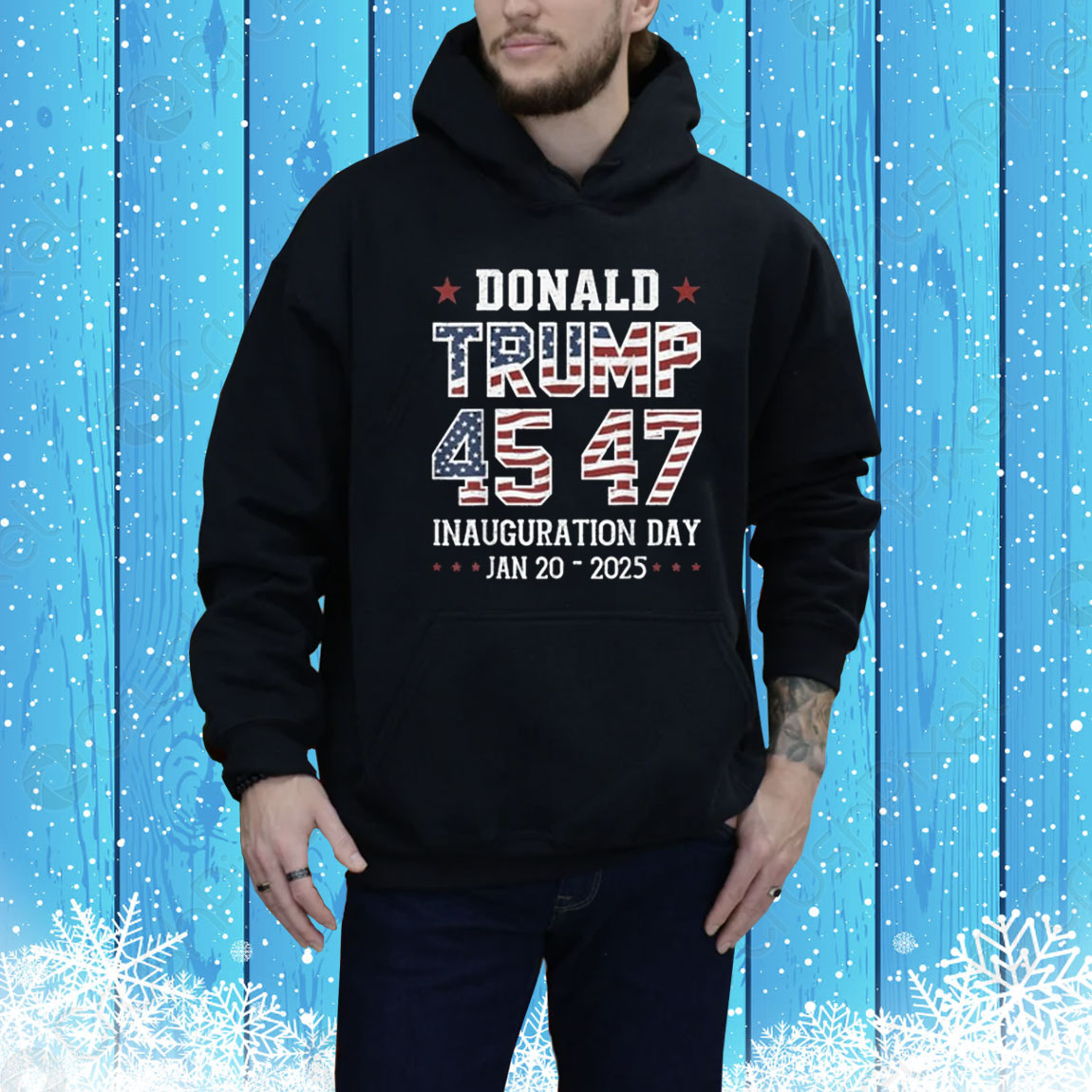 47th President Donald Trump Inauguration Day 2025 Patriotic Tee Shirt