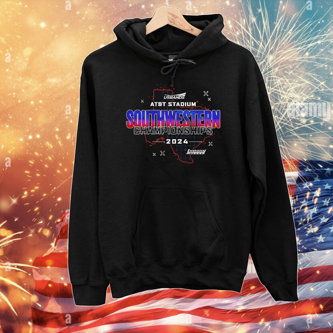 AT&T Stadium USBands Southwestern Championships 2024 T-Shirt