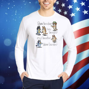 Bandit Heeler and Chilli Heeler one heeler two heeler red heeler blue heeler Shirt