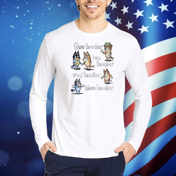 Bandit Heeler and Chilli Heeler one heeler two heeler red heeler blue heeler Shirt