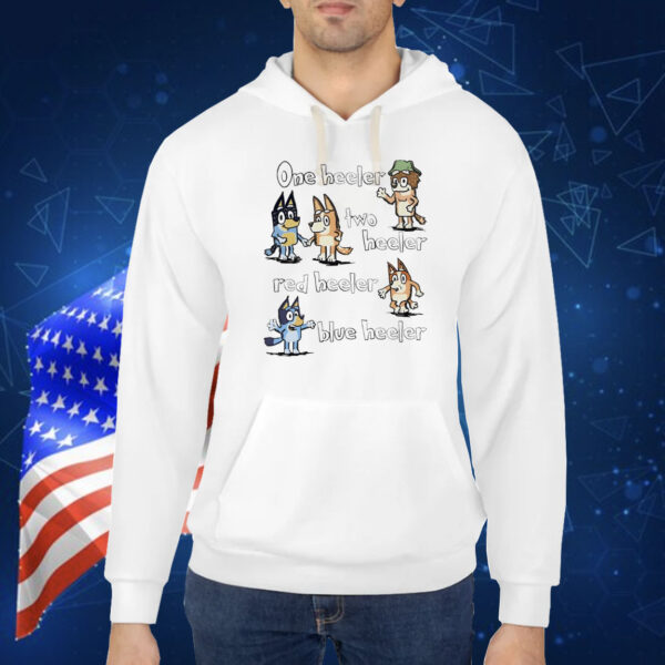 Bandit Heeler and Chilli Heeler one heeler two heeler red heeler blue heeler Shirt