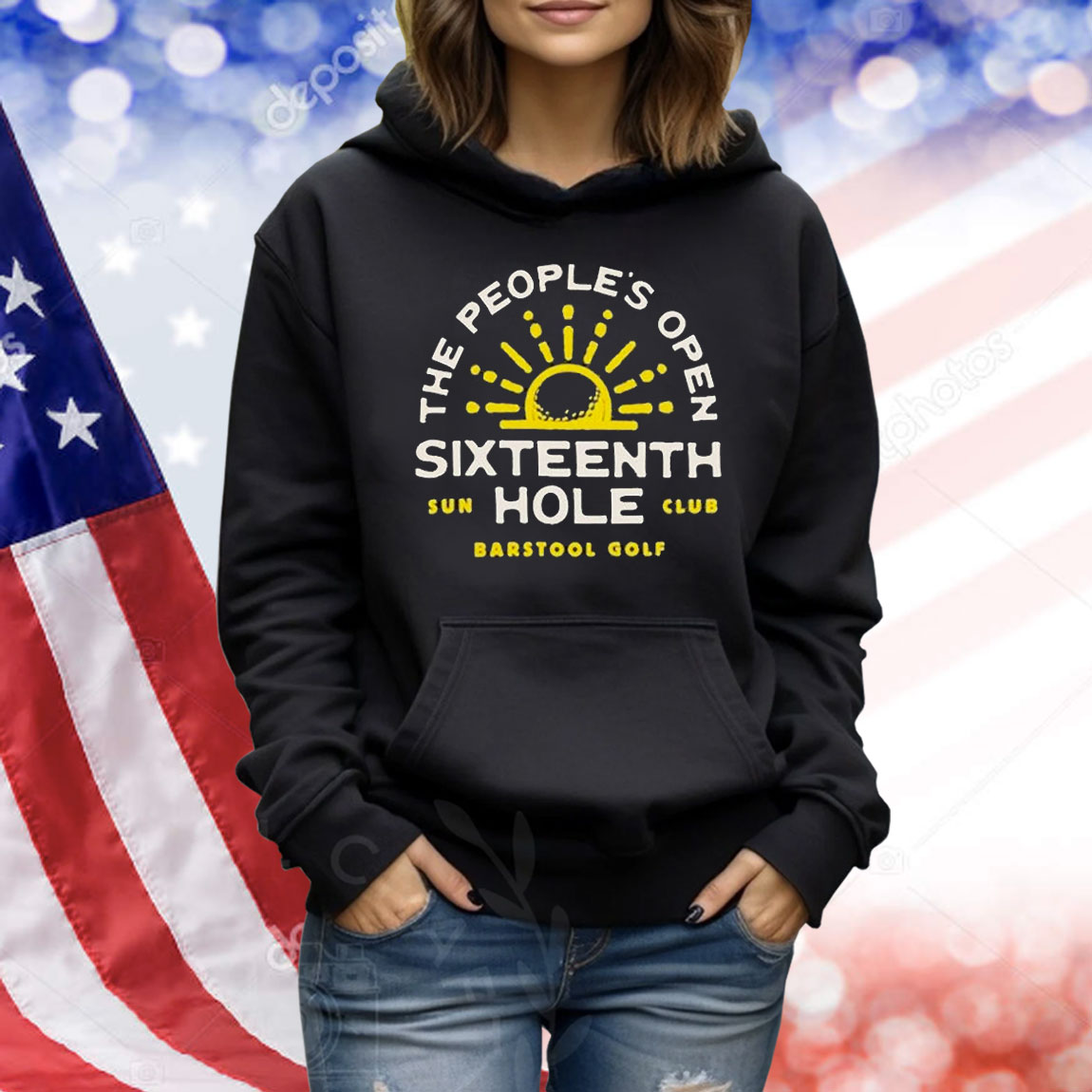 Barstool Golf X Wm Phoenix Open The People’s Open Sun Sixteenth Hole Club Shirt