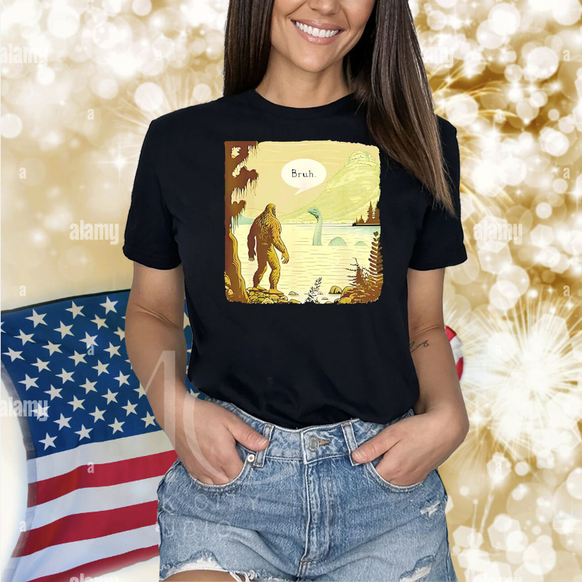 Bigfoot Sasquatch Loch Ness Monster Shirt