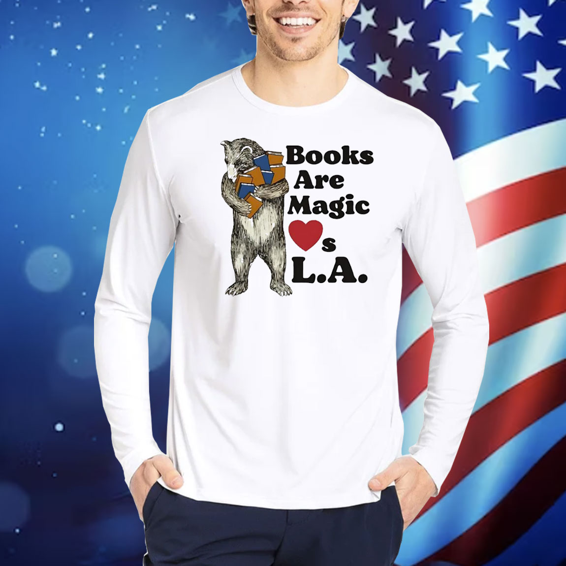 Books are magic loves LA Shirt
