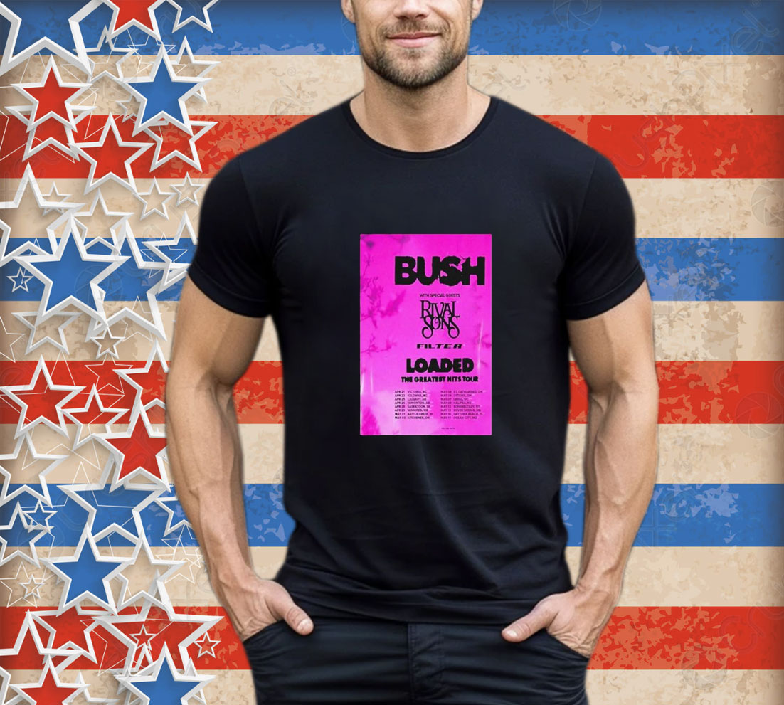 Bush The Greatest Hits Tour 2025 T-Shirt