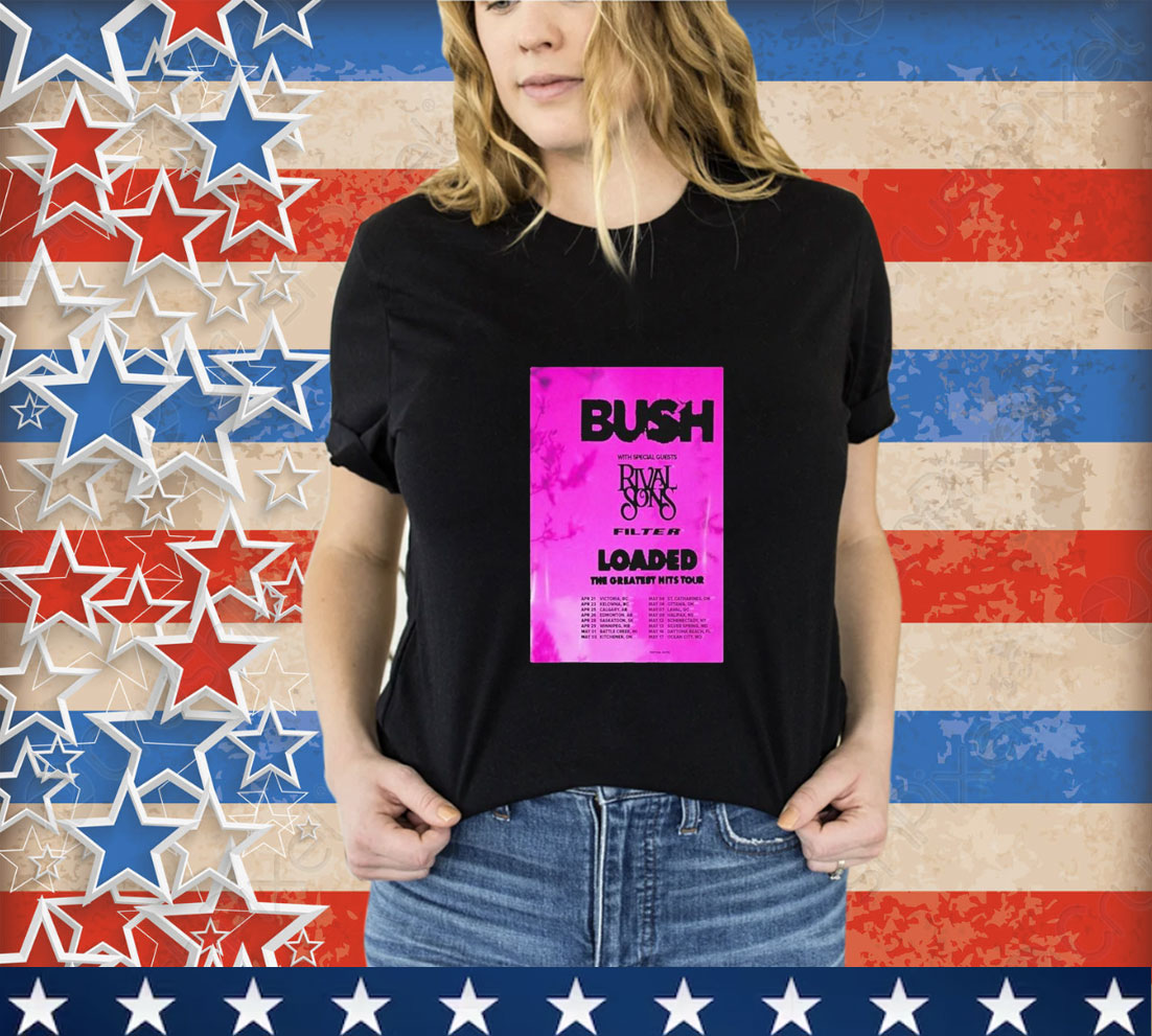 Bush The Greatest Hits Tour 2025 T-Shirt