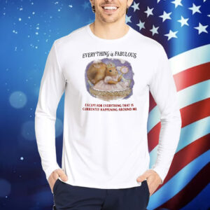 Chipmunk everything is fabulous except for everything Shirt