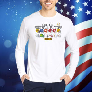 College Football Playoff 12 team helmets Shirt