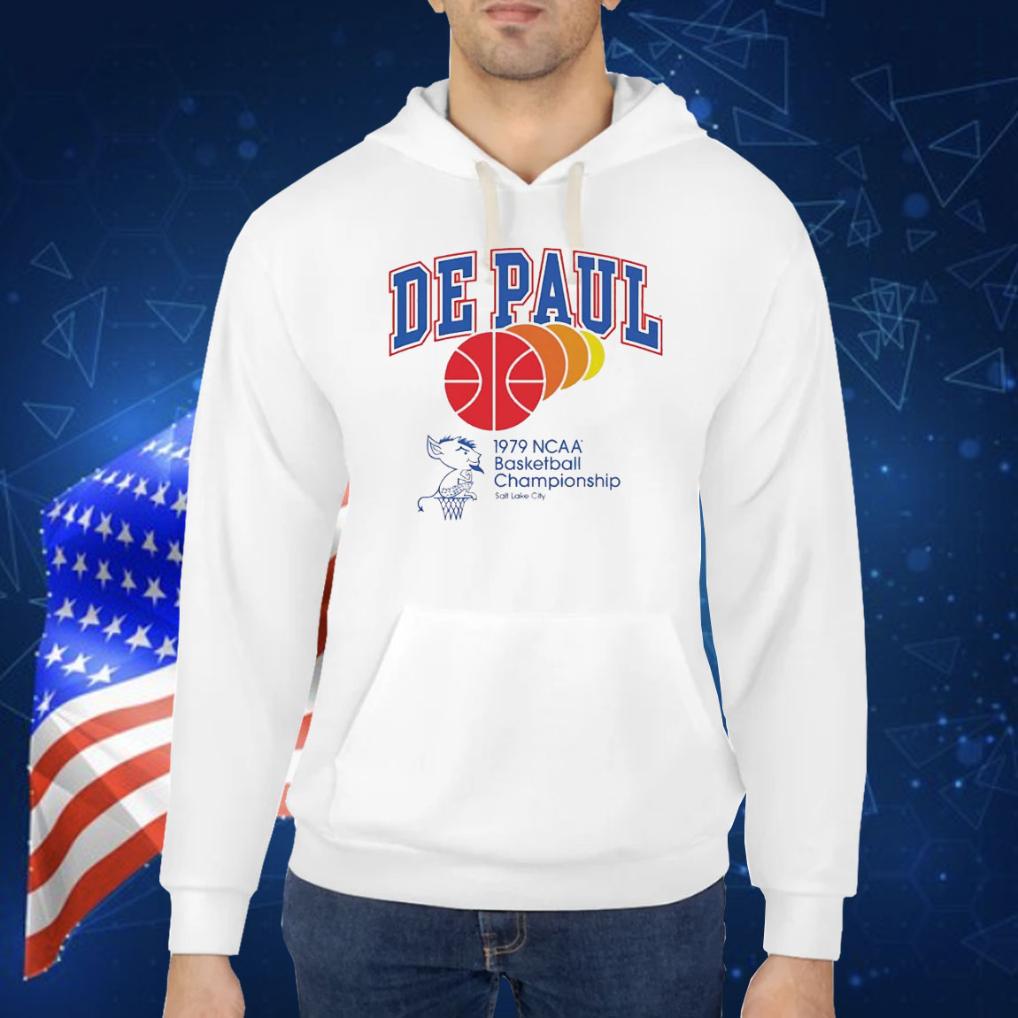 DePaul Blue Demons Basketball 1979 NCAA Final Four Shirt