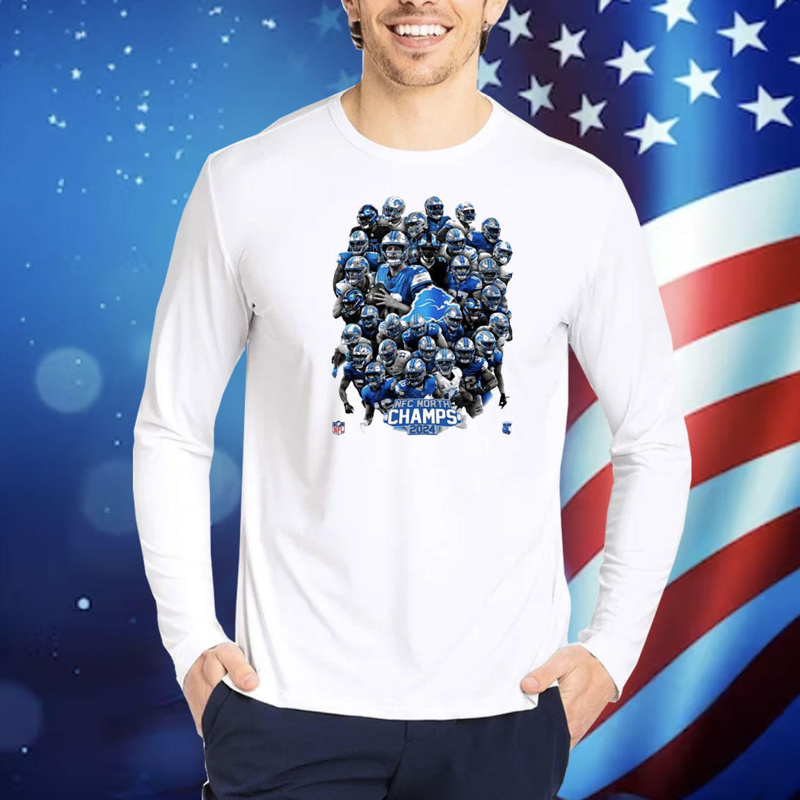 Detroit Lions Back To Back Nfc North Champion Shirt