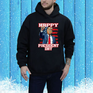 Donald Trump Happy Presidents Day American Flag history Tee Shirt