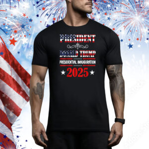 Donald Trump Inauguration Day 2025 47th USA President Gifts Tee Shirt