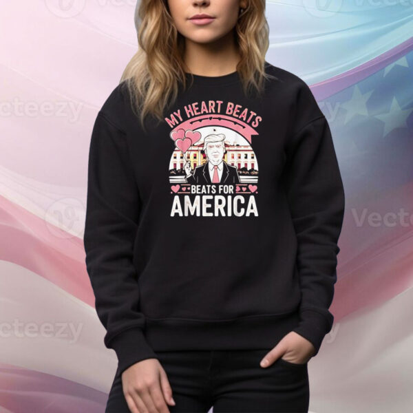 Donald Trump happy Valentine day 2025 Trump it's love Heart Tee Shirt