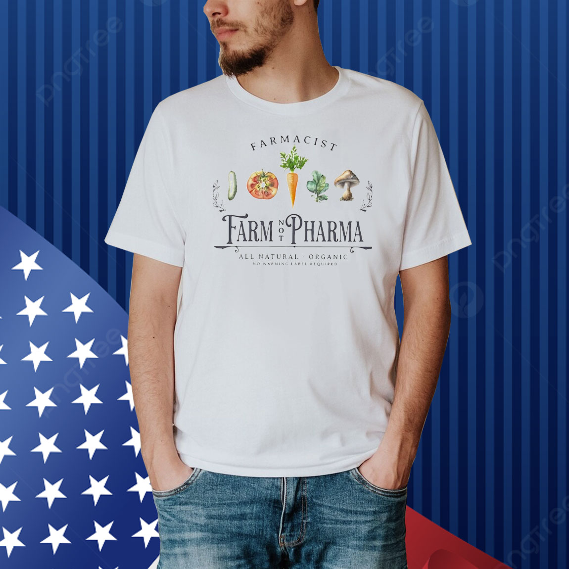 Farm not pharma best gift for gardening lover gardening Shirt