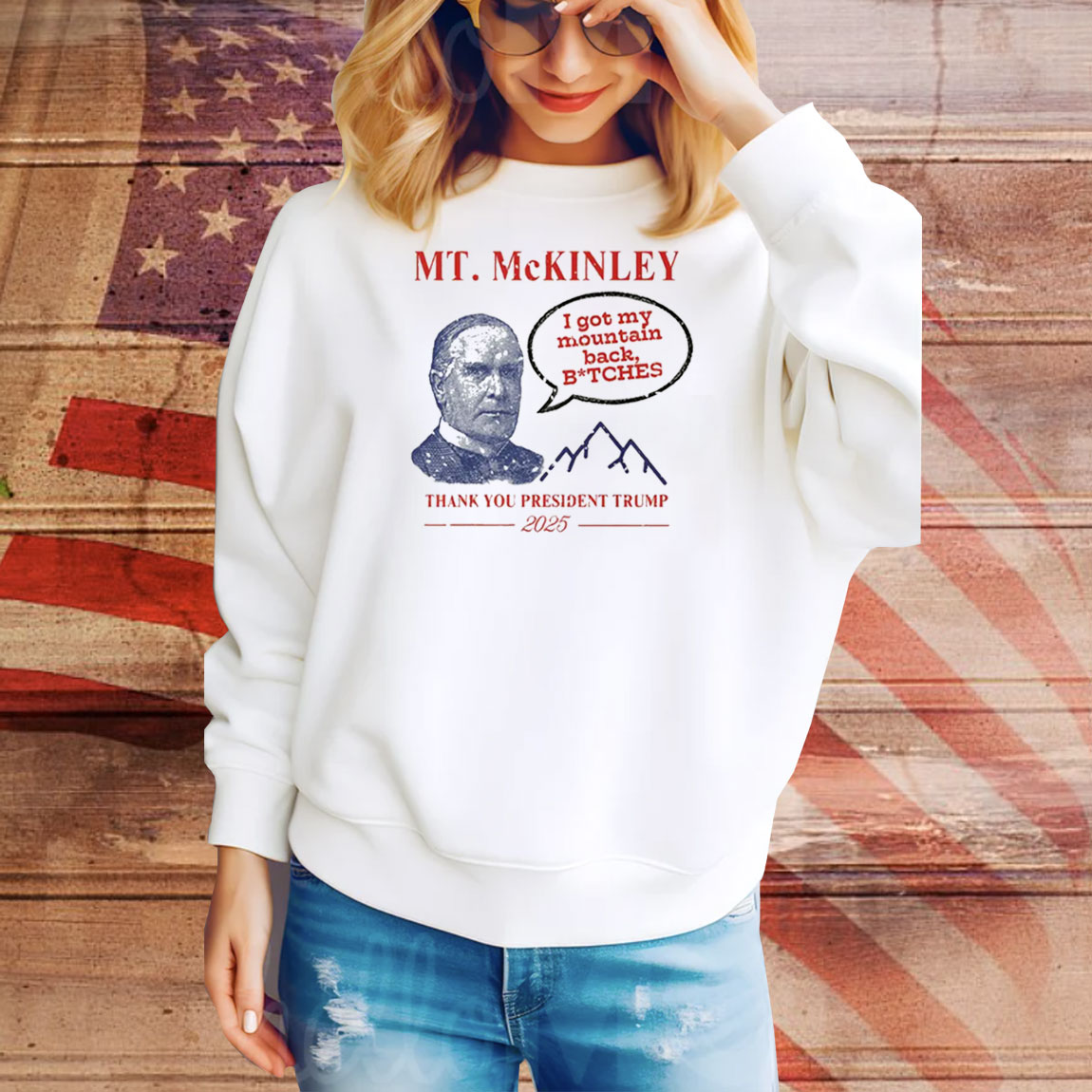 Funny Mt McKinley Thank You President Trump 2025 Tee Shirt