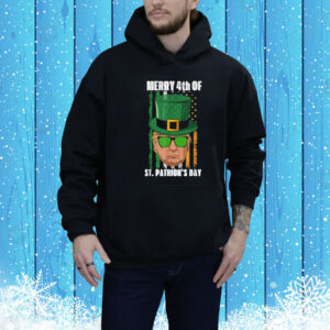Funny Trump Merry 4th Of St Patrick's Day Tee Shirt