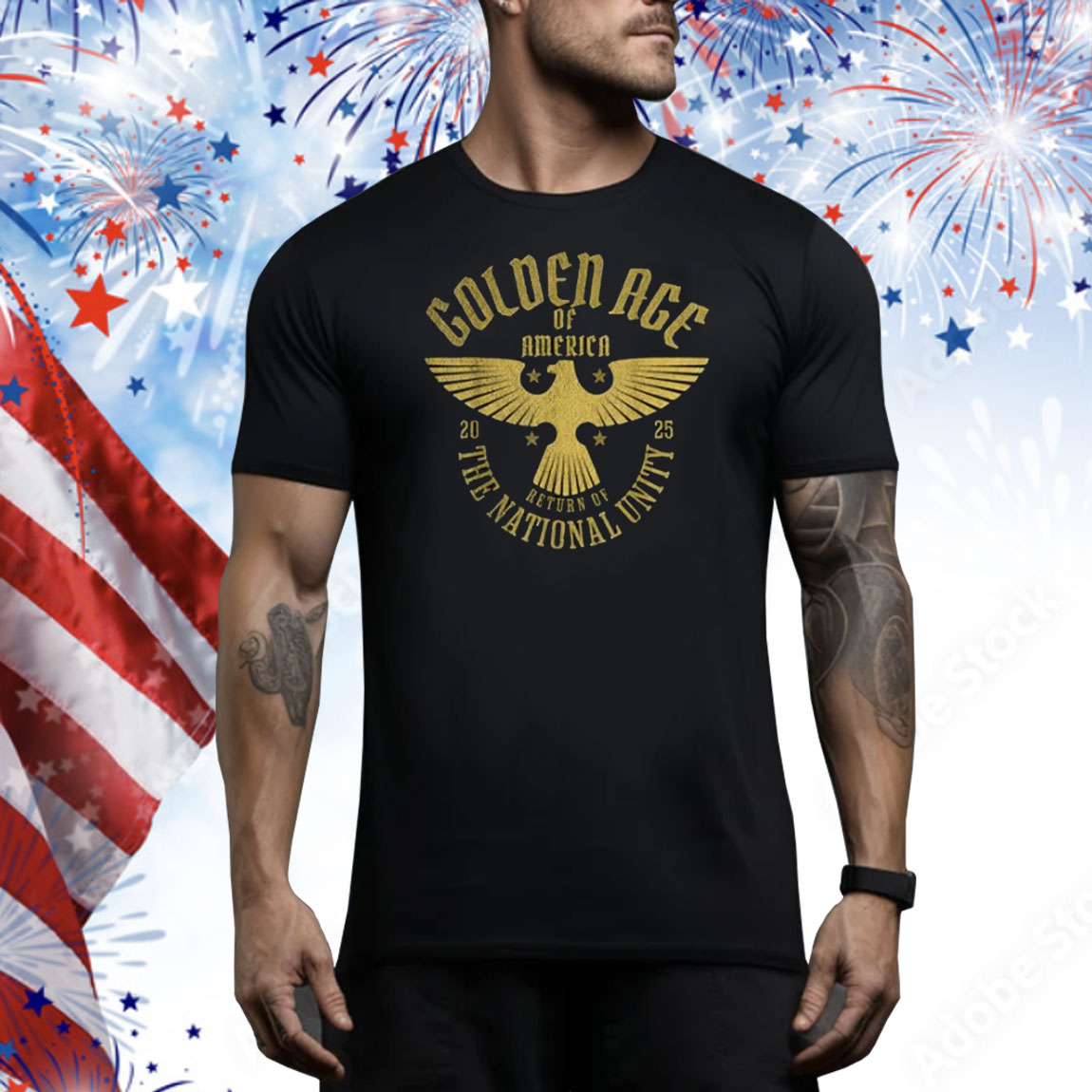 Golden-age America Return of National Unity 47th President Tee Shirt