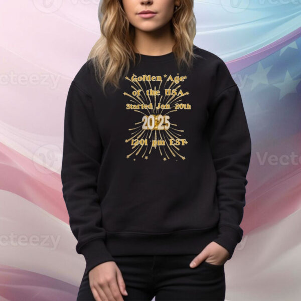 Golden age of America Trump Inauguration 2025 Tee Shirt
