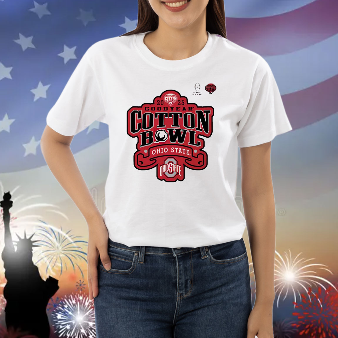 Goodyear 2025 Cotton Bowl Ohio State Buckeyes Shirt