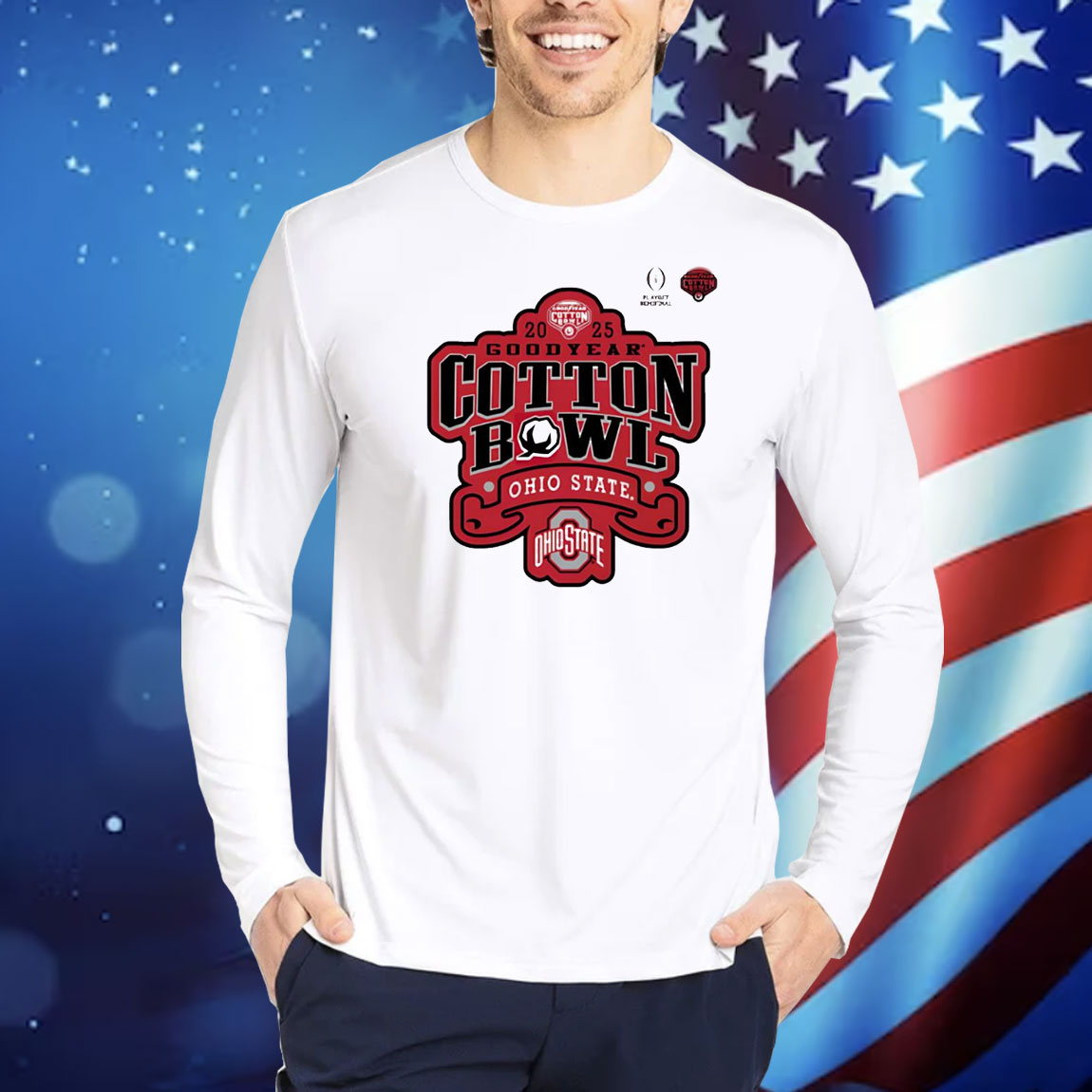Goodyear 2025 Cotton Bowl Ohio State Buckeyes Shirt