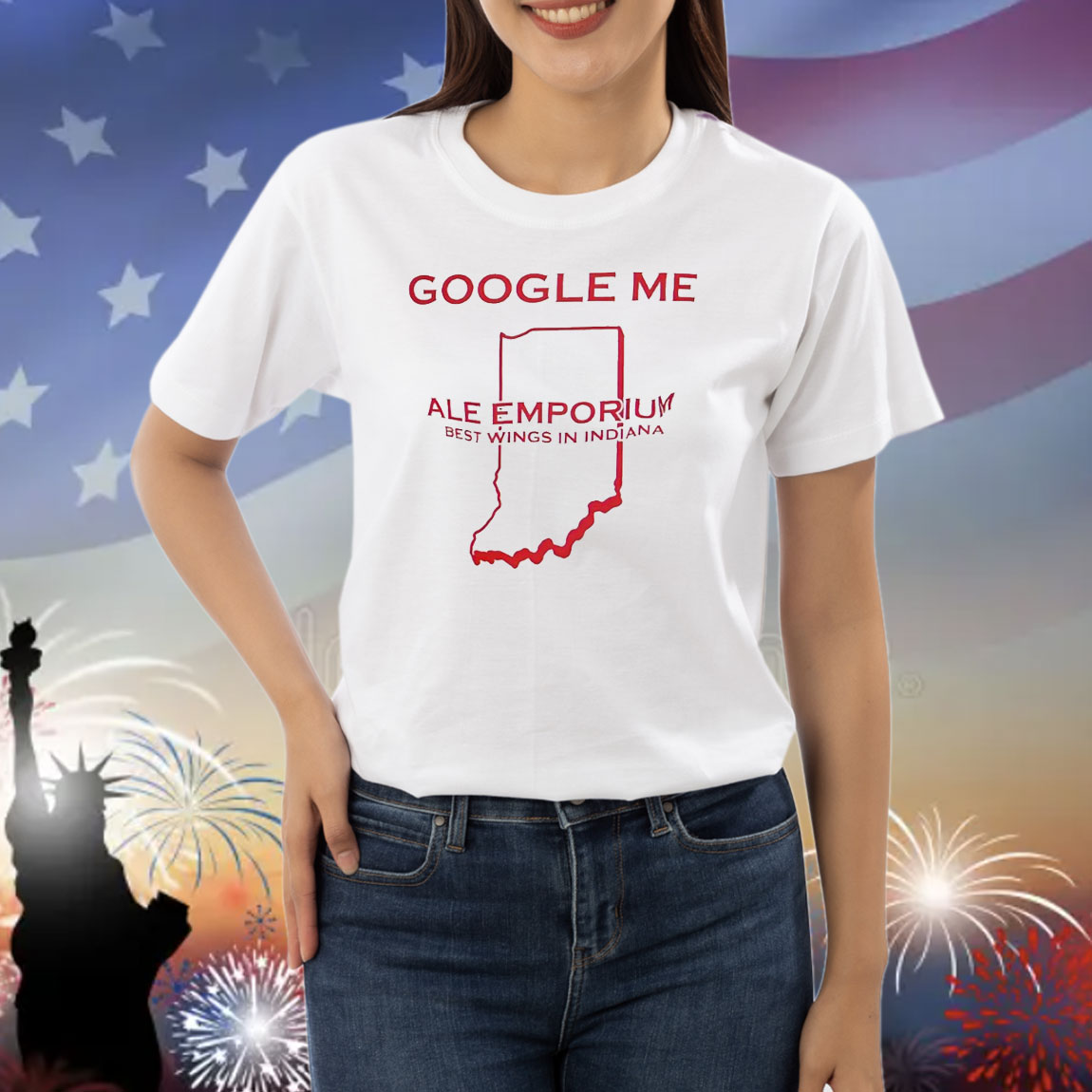 Google me ale emporium best wings in Indiana Shirt