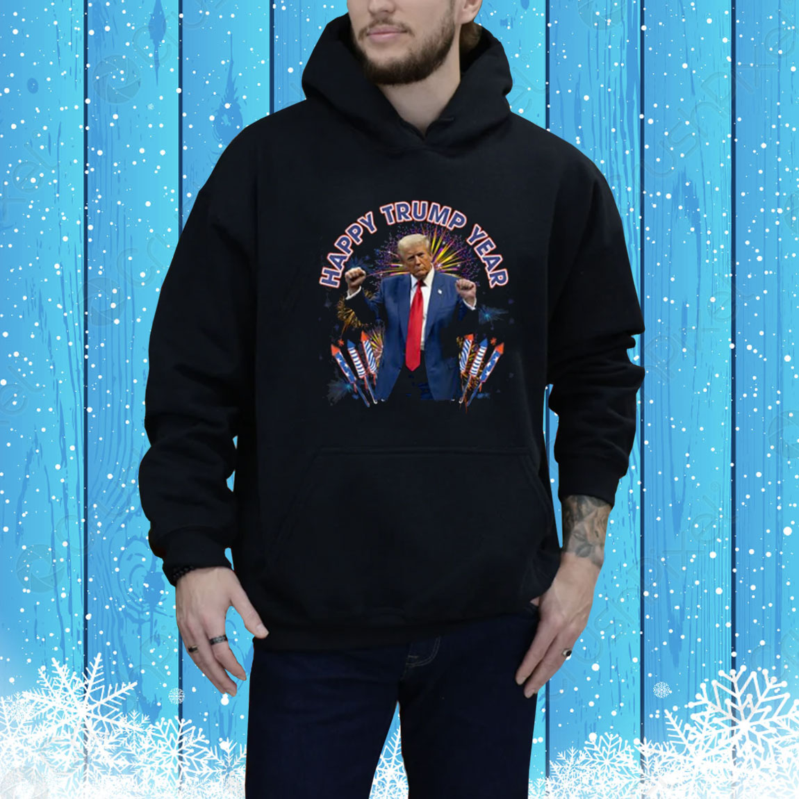 Happy New Year Party 2025 Trump 2024 Take America Back Tee Shirt
