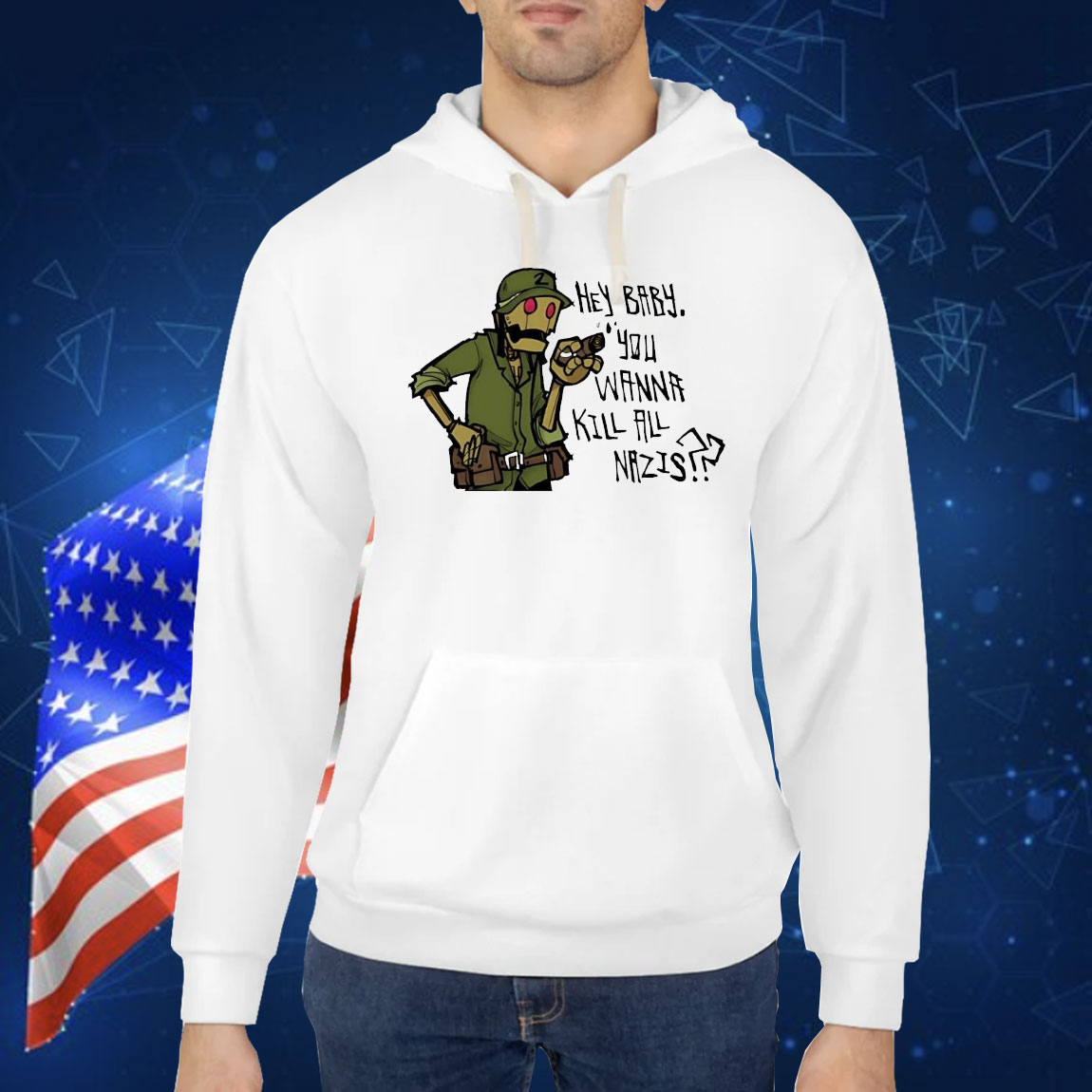 Hey baby you wanna kill all nazis Shirt