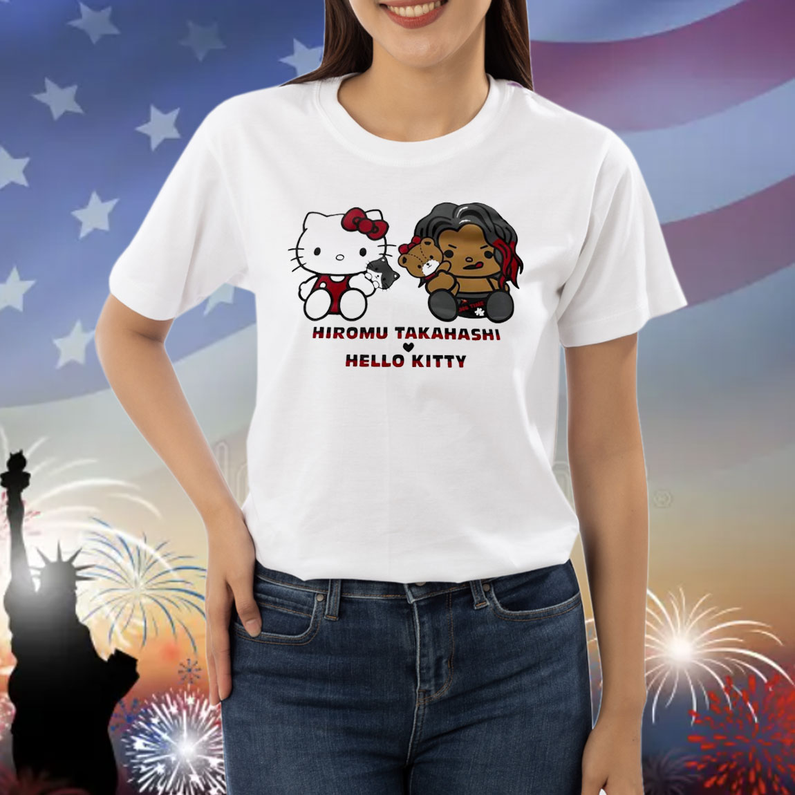 Hiromu Takahashi love Hello Kitty Shirt