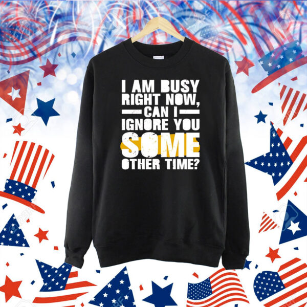 I am busy right now can I ignore you some other time Shirt